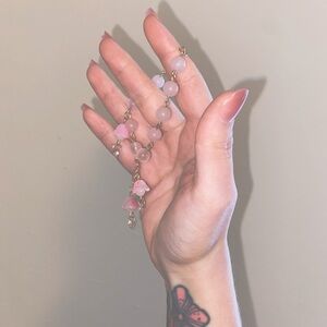 Bracelet with Pink Floral